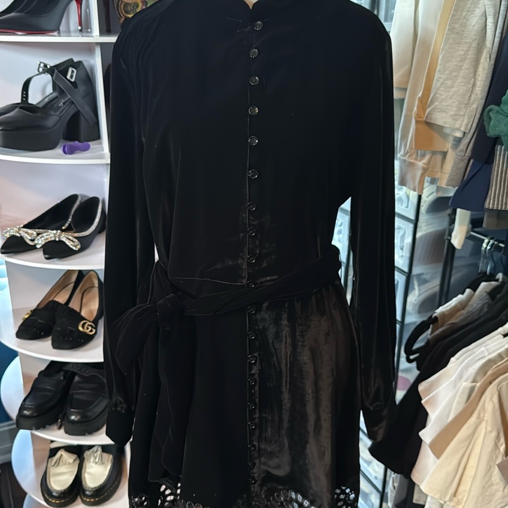 New Zara velvet dress